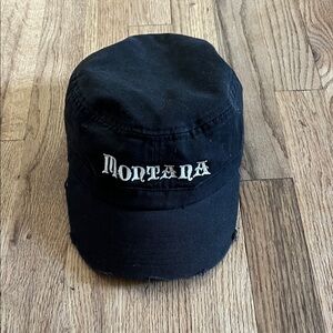 OPI Black Cap with Montana Logo